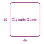 olympic queen size mattress dimensions