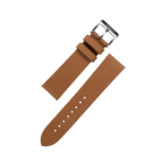 Calf Leather 2pcs Steel Strap - Caramel Chocolate